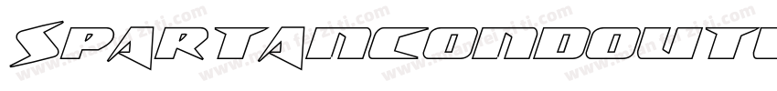 SpartanCondOutline R字体转换